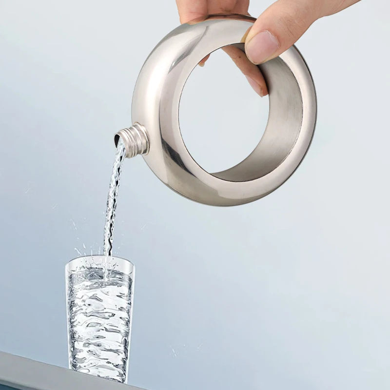 Flask Bangle - Silver