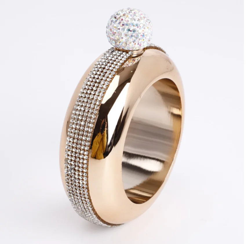 Bracelet Hip Flask - Rhinestone